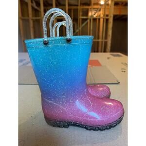 Member's Mark girls light up rain boots 9/10